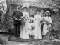 John Robert Slater and Miriam Smith wedding group c1908